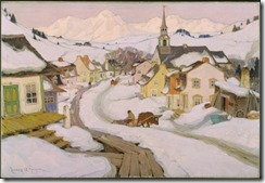 gagnon vilage in the laurentian mountains 1927 - ngc