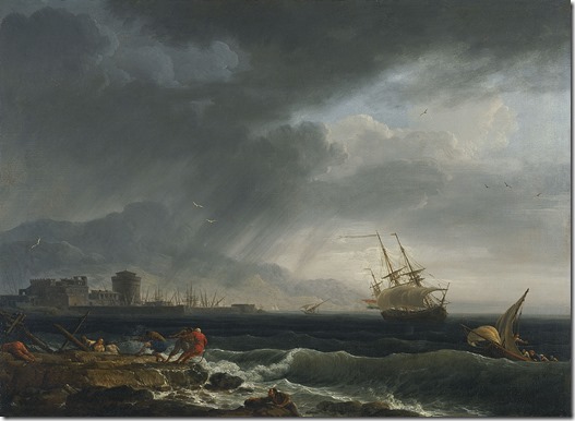 vernet- a stormy sea 1748
